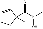 2-Cyclopentene-1-carboxamide,N-hydroxy-N,1-dimethyl-(9CI) 结构式