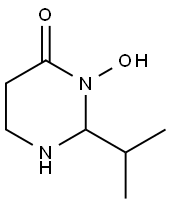 4(1H)-Pyrimidinone,tetrahydro-3-hydroxy-2-(1-methylethyl)-(9CI) 结构式
