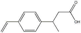 Benzenepropanoic acid, 4-ethenyl--ba--methyl- (9CI) 结构式