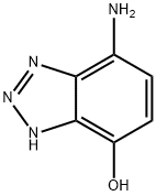 1H-Benzotriazol-4-ol,7-amino-(9CI) 结构式