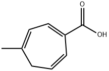 1,3,6-Cycloheptatriene-1-carboxylicacid,4-methyl-(8CI) 结构式