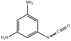 1,3-Benzenediamine,5-isocyanato-(9CI) 结构式