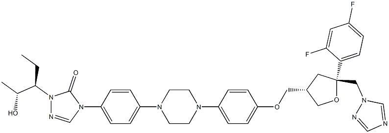 泊沙康唑非对映异构体2 结构式