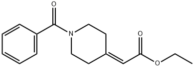 Acetic acid, 2-(1-benzoyl-4-piperidinylidene)-, ethyl ester 结构式