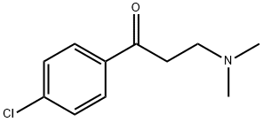 1-(4-Chlorophenyl)-3-(dimethylamino)-1-propanone 结构式