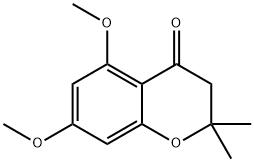 2,3-Dihydro-5,7-dihydroxy-2,2,6-trimethyl-4H-1-benzopyran-4-one, derivative of 结构式