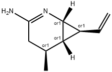 2-Azabicyclo[4.1.0]hept-2-en-3-amine,7-ethenyl-5-methyl-,(1R,5S,6S,7S)-rel-(9CI) 结构式