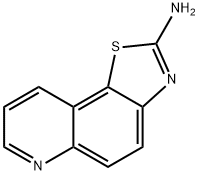 Thiazolo[5,4-f]quinolin-2-amine (9CI) 结构式