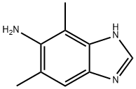 1H-Benzimidazol-5-amine,4,6-dimethyl-(9CI) 结构式