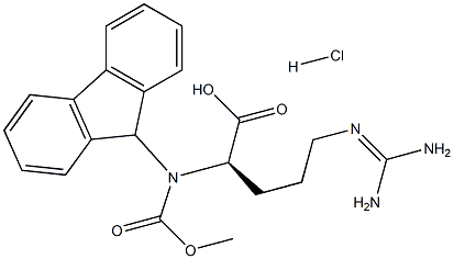 FMoc-D-Arg-OH HCl 结构式