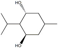 1,3-Cyclohexanediol,5-methyl-2-(1-methylethyl)-,(1R,2alpha,3R,5bta)-(9CI) 结构式