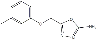 2-Amino-5-(m-tolyl)oxymethyl-1,3,4-oxadiazole 结构式
