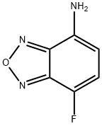 7-氟苯并[C][1,2,5]噁二唑-4-胺 结构式