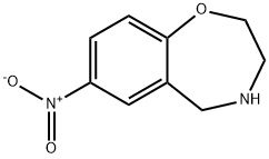 2,3,4,5-Tetrahydro-7-nitro-1,4-benzoxapine 结构式