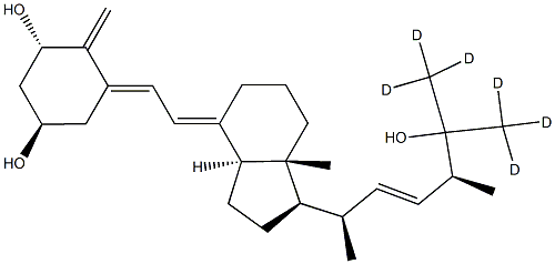 1ALPHA,25-二羟基维生素 D2-D6 结构式