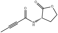 2-Butynamide,N-[(3S)-tetrahydro-2-oxo-3-furanyl]-(9CI) 结构式
