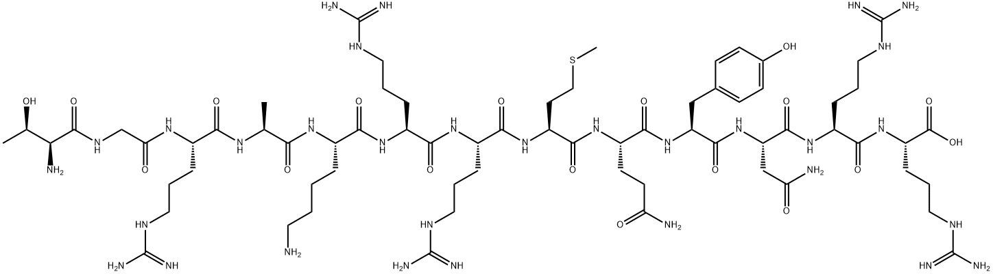 抗菌肽UBIQUICIDIN(29-41) 结构式