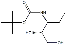 D-erythro-Pentitol, 3,4,5-trideoxy-3-[[(1,1-dimethylethoxy)carbonyl]amino]- 结构式