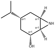 7-Azabicyclo[4.1.0]heptan-2-ol,4-(1-methylethyl)-,(1R,2R,4R,6R)-rel-(9CI) 结构式