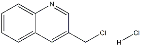 3-(氯甲基)喹啉盐酸 结构式