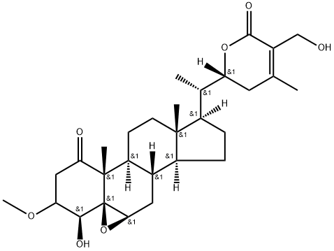 2,3-二氢-3-甲氧基醉茄素A 结构式