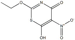 6H-1,3-Thiazin-6-one,2-ethoxy-4-hydroxy-5-nitro-(9CI) 结构式