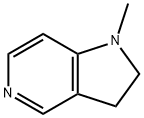 1H-Pyrrolo[3,2-c]pyridine,2,3-dihydro-1-methyl-(9CI) 结构式