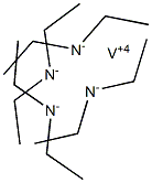 四(二乙氨基)钒（IV） 结构式