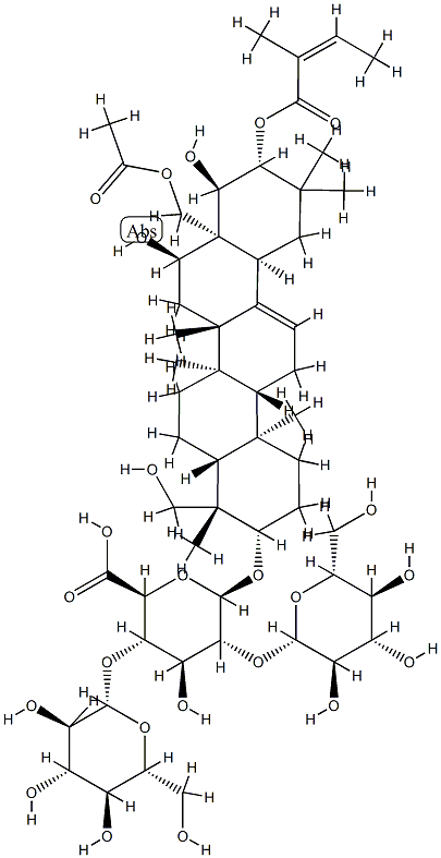 异七叶皂苷 IB 结构式