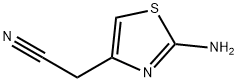 2-氨基-4-噻唑乙氰 结构式