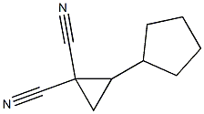 1,1-Cyclopropanedicarbonitrile,2-cyclopentyl-(9CI) 结构式