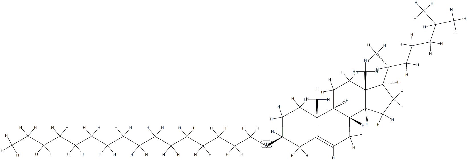 3-O-(1-hexadecyl)cholesterol 结构式