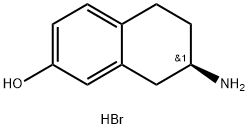 (R)-2-氨基-7-羟基四氢化萘氢溴酸盐 结构式