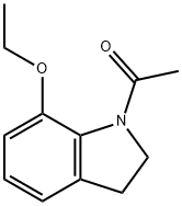 1H-Indole,1-acetyl-7-ethoxy-2,3-dihydro-(9CI) 结构式