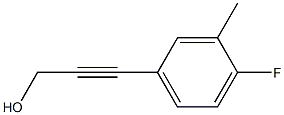 2-Propyn-1-ol,3-(4-fluoro-3-methylphenyl)-(9CI) 结构式