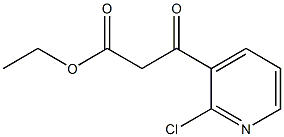 ethyl 3-(2-chloropyridin-3-yl)-3-oxopropanoate 结构式