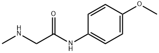 N-(4-methoxyphenyl)-2-(methylamino)acetamide 结构式