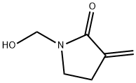 2-Pyrrolidinone,1-(hydroxymethyl)-3-methylene-(9CI) 结构式