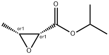 Oxiranecarboxylic acid, 3-methyl-, 1-methylethyl ester, (2R,3R)-rel- (9CI) 结构式