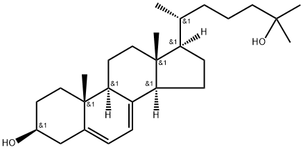 25-羟基-7-脱氢胆固醇 结构式