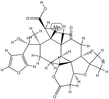 Limonoic acid 3,19-lactone 结构式