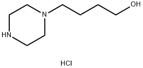 4-(哌嗪-1-基)丁烷-1-醇二盐酸盐 结构式