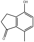 4-羟基-7-甲基-1-茚酮 结构式