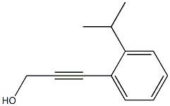 2-Propyn-1-ol,3-[2-(1-methylethyl)phenyl]-(9CI) 结构式