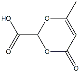 4H-1,3-Dioxin-2-carboxylicacid,6-methyl-4-oxo-(9CI) 结构式