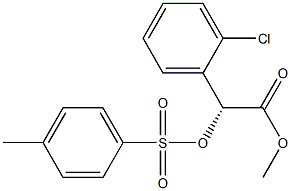 (αR)-2-Chloro-α-[[(4-Methylphenyl)sulfonyl]oxy]benzeneacetic Acid Methyl Ester 结构式