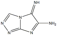 5H-Imidazo[2,1-c]-1,2,4-triazol-6-amine,5-imino-(9CI) 结构式
