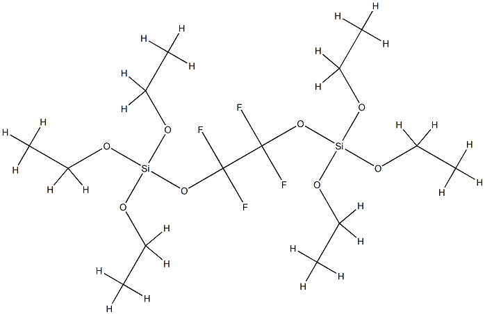 PERFLUOROPOLYETHER, SILYLTRIETHOXY TERMINATED 结构式