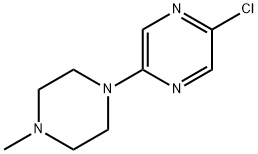 2-chloro-5-(4-methylpiperazin-1-yl)pyrazine 结构式