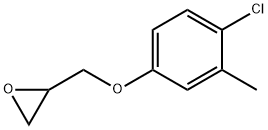 2-(4-chloro-3-methylphenoxymethyl)oxirane 结构式